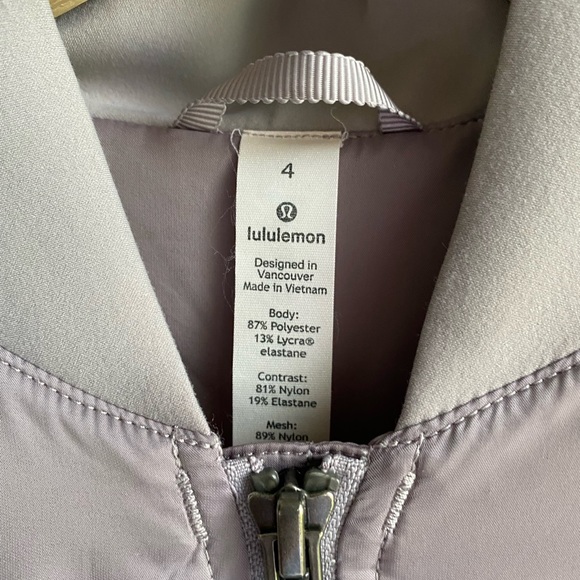 Lululemon “Non-Stop” Bomber Jacket - Picture 2 of 3